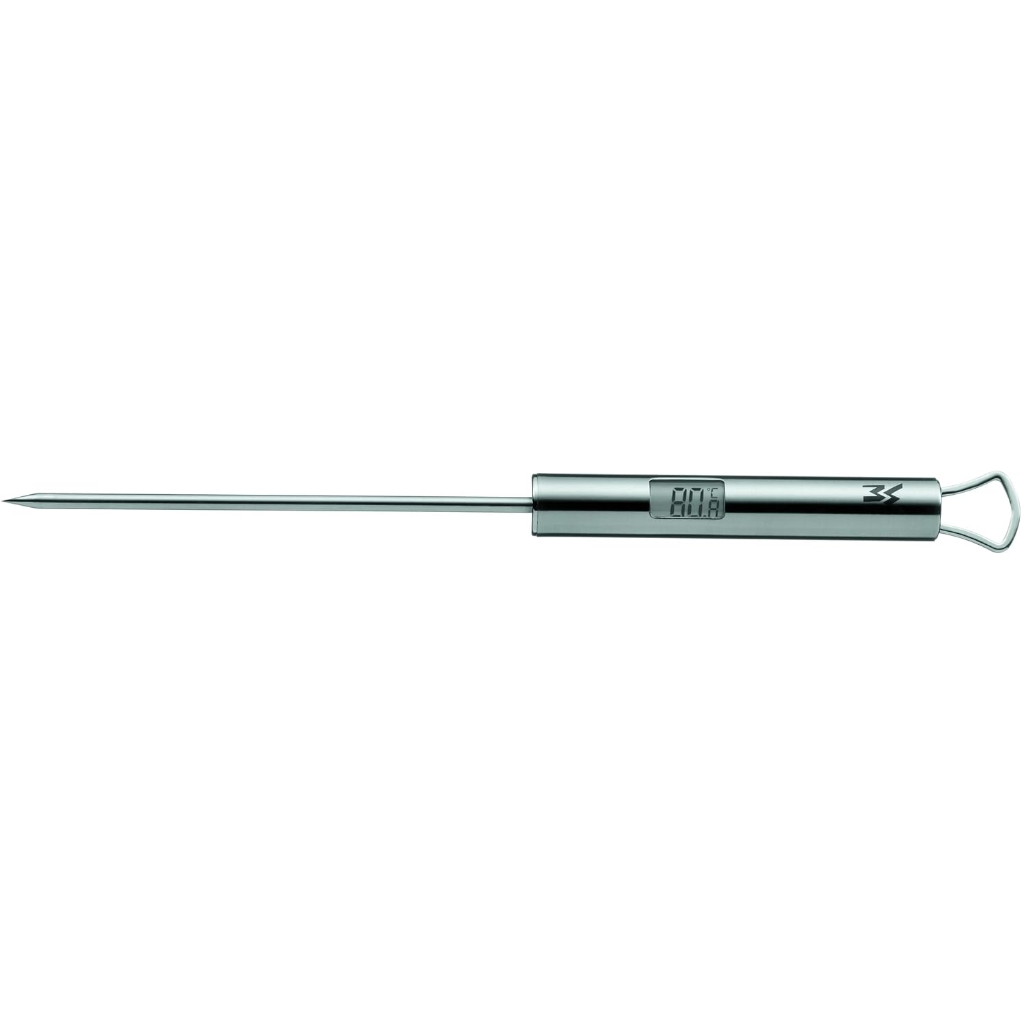 WMF Profi Plus Thermomètre de Cuisine numérique 23 cm avec écran LCD en Acier Inoxydable Cromargan résistant à la Chaleur jusqu'à 200 °C