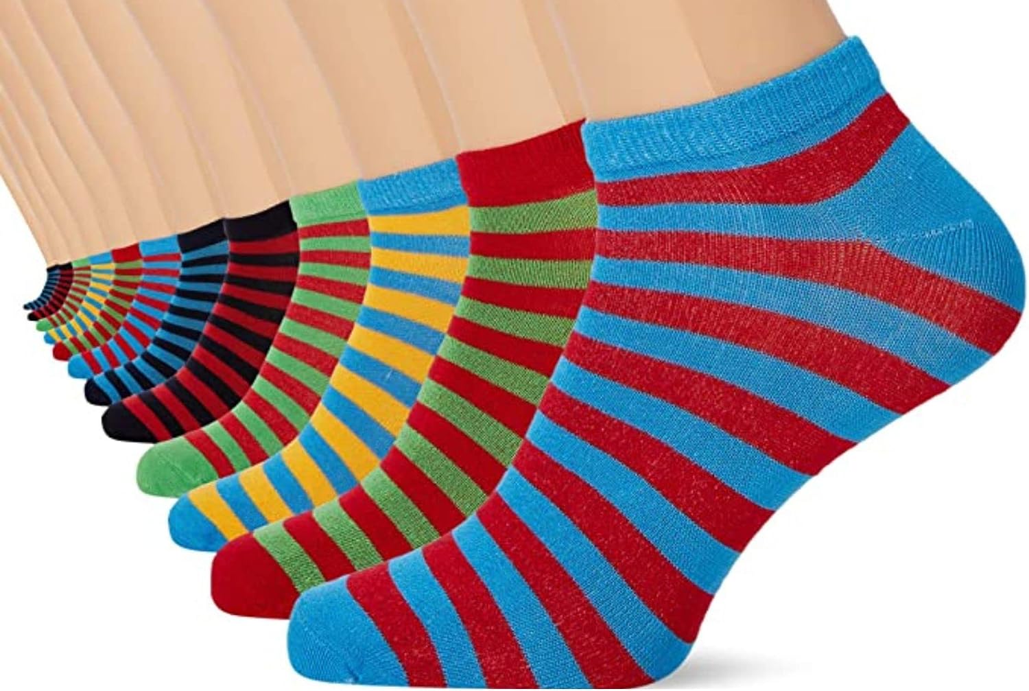 FM London Bamboo Trainer Protège-Bas & Socquettes (Lot de 12) Homme
