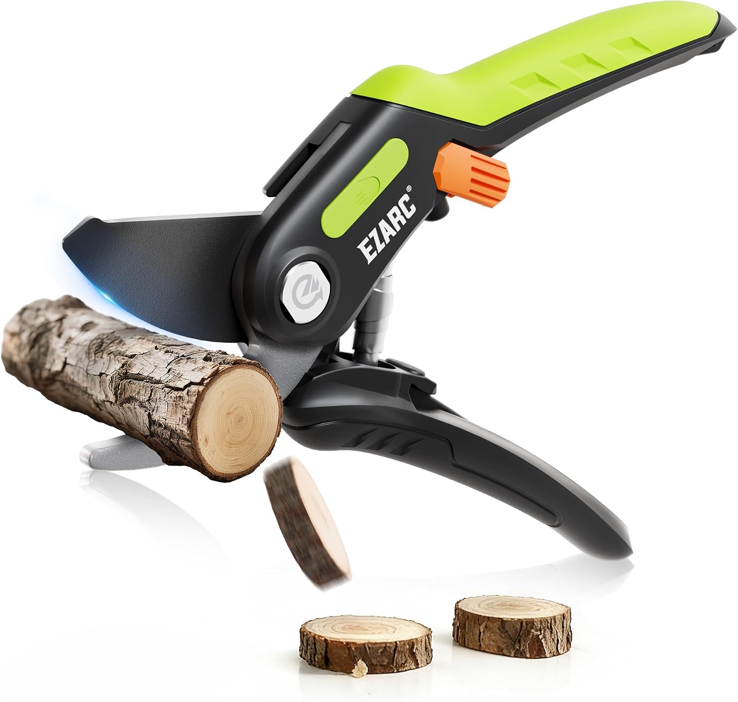 EZARC Secateur de Jardin Bypass - Lames SK5, Ressort Intégré, Double Réglage, Coupe Jusqu'à 20 mm - Pour Tailler Fleurs, Plantes et Cueillir des Fruits