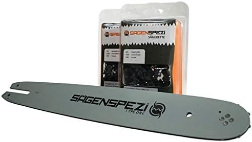 Sägenspezi Guide de 30cm 3/8"P 1,3mm et 2 chaînes à gouge carrée pour Stihl 020T 020 T MS 200T