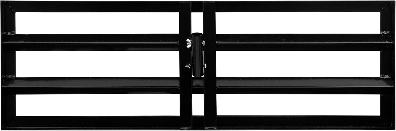 ADGO - Râteau de Nivellement 90x30 cm pour Pelouse - avec Manche – Outillage de Jardin en Métal Noir Anticorrosion – Outil de Nivelage Taupinières et Sol - Permet d’Appliquer des Top Dressings