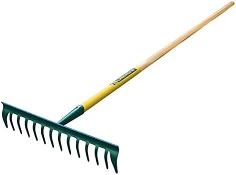 Leborgne Râteau Duopro 14 Dents Courbes 40 cm sans Manche Acier Trempé