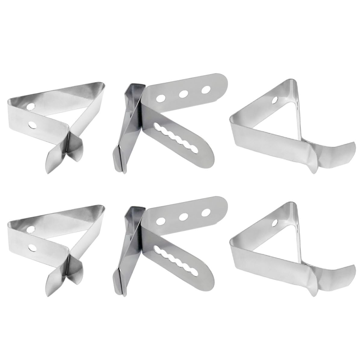 NUOBESTY Lot de 6 Supports Thermomètre en Acier Inoxydable 304 Pinces Réglables pour Tasse Café, Accessoires la Cuisine pour Surveillance Température Infusion