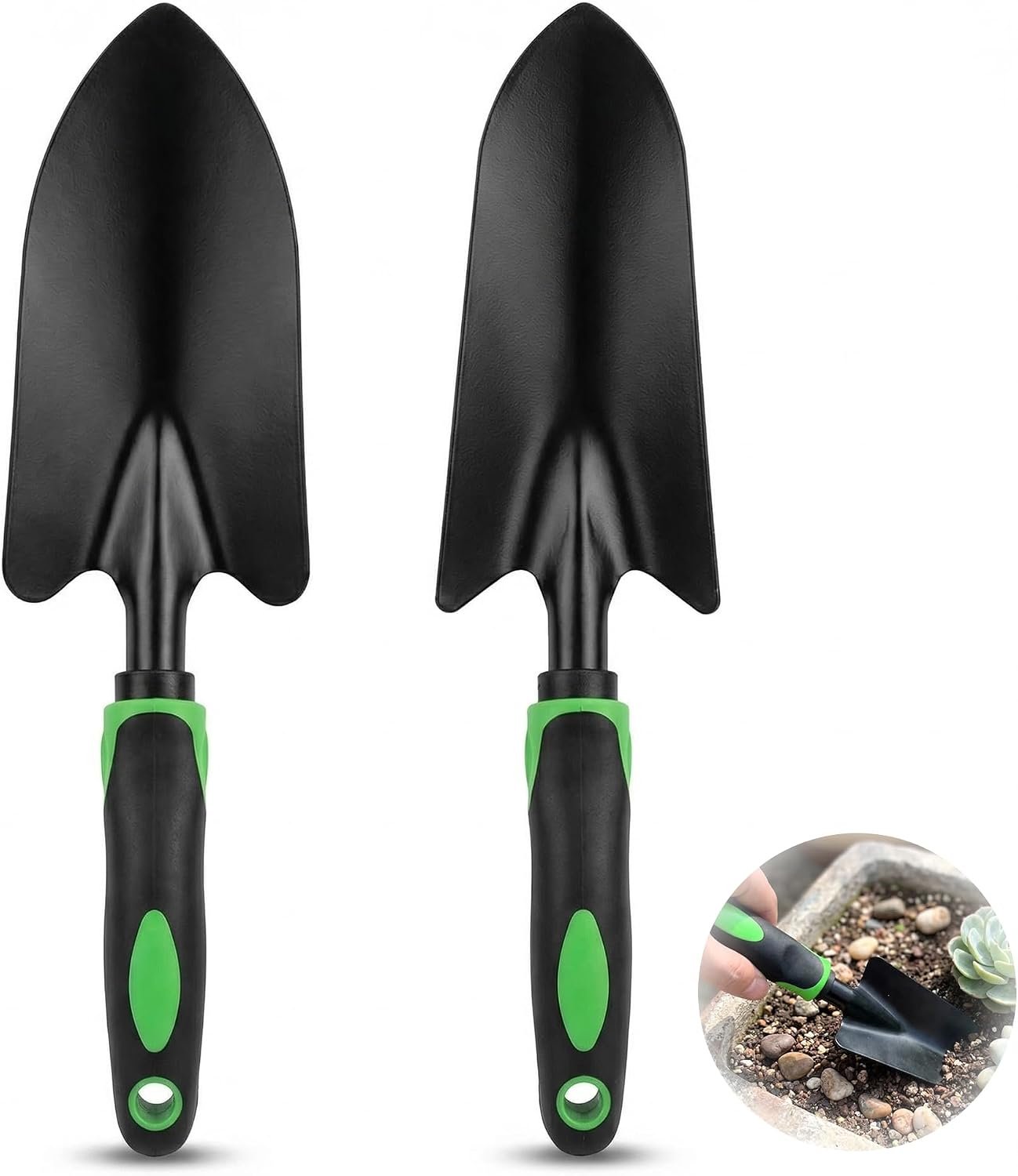 2 Pièces Truelle de Jardin, Pelle Jardinage Petite