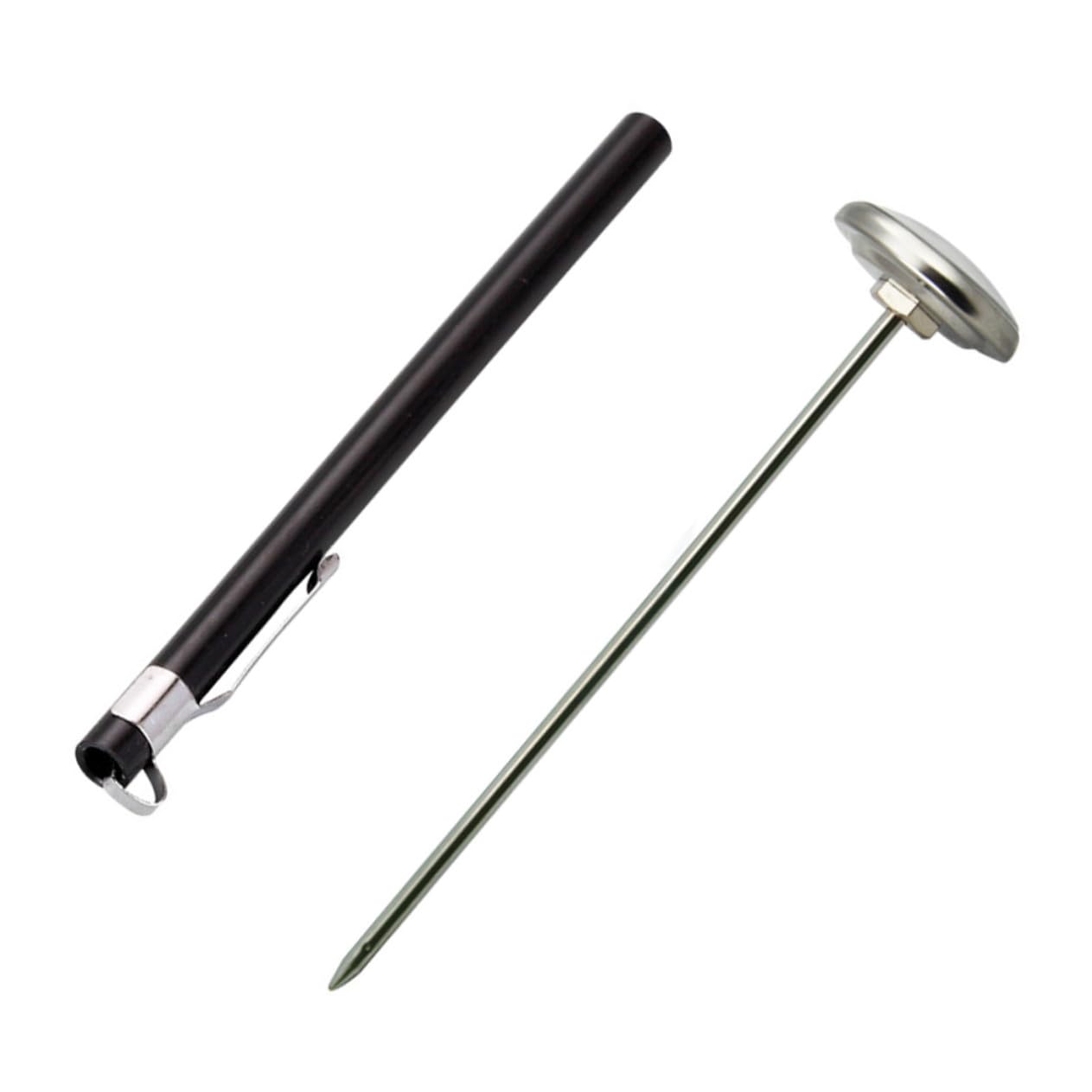 TOYANDONA Thermomètre Inoxydable à Mini Noir Lait Utiliser Café Facile en Alimentaire Acier Cuisine Maison