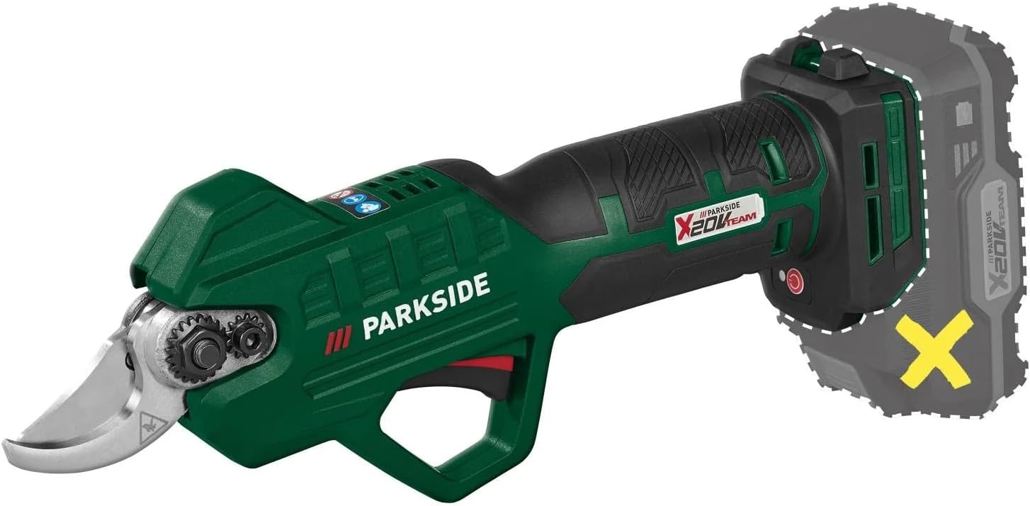 PARKSIDE PAAS 20-Li Taille-haie sans fil sans batterie/chargeur, compatible avec tous les appareils X20V Team