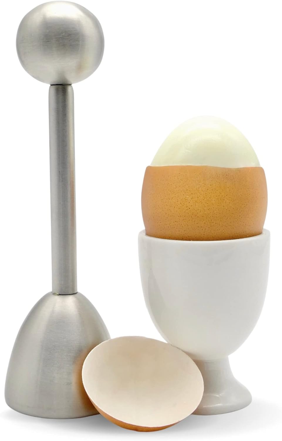 ICO Coupe Oeuf en Acier Inoxydable et Coupe Oeuf à la Coque, Toque Oeuf