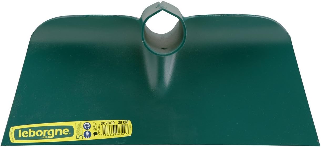 Leborgne - Racle Écurie 30 cm sans Manche - Outillage de Jardin - Racles - Nettoyage des Sols dans Écuries et Étables - Ø30 mm - Pratique et Ergonomique