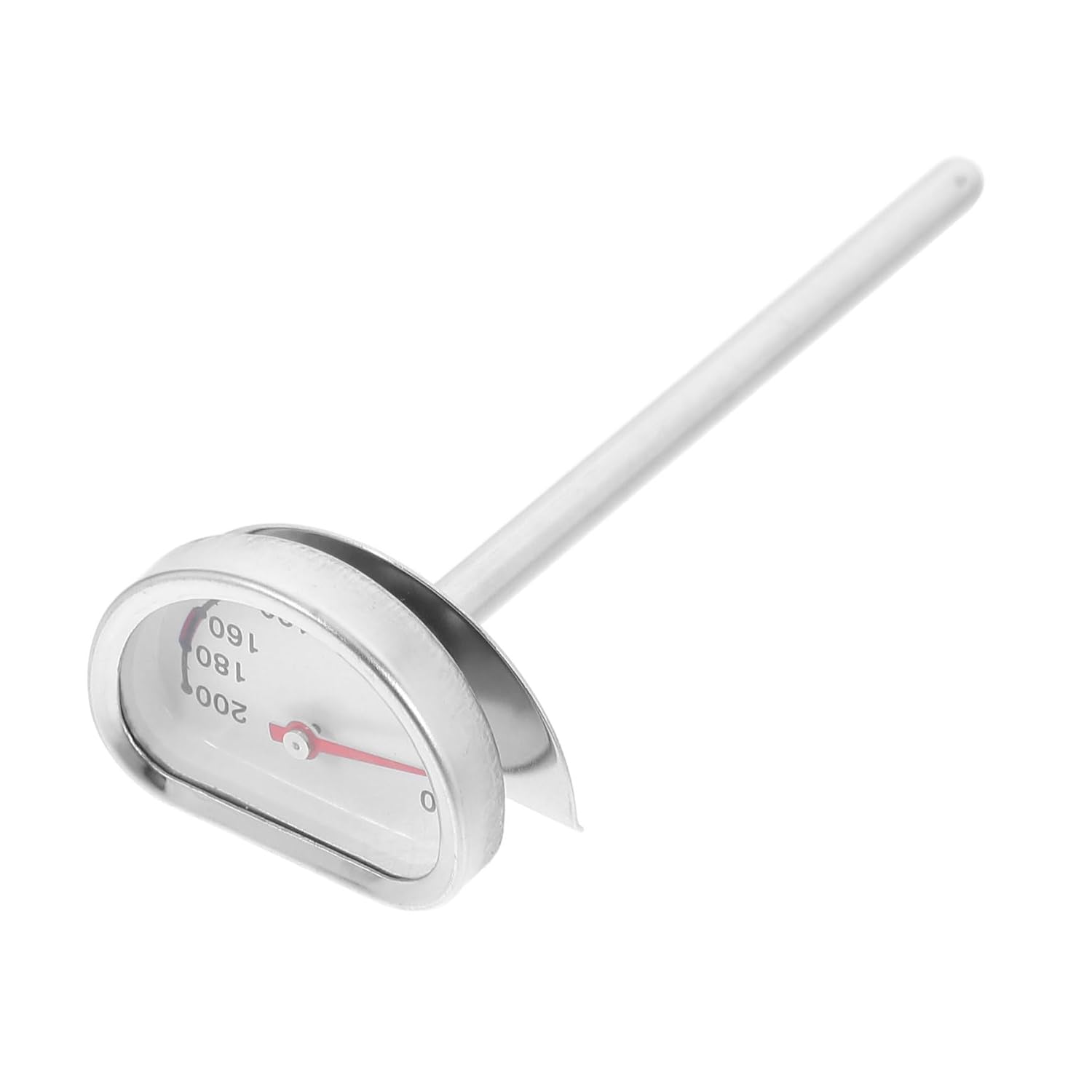 Thermomètre de Friture avec Clip et Support Acier Inoxydable