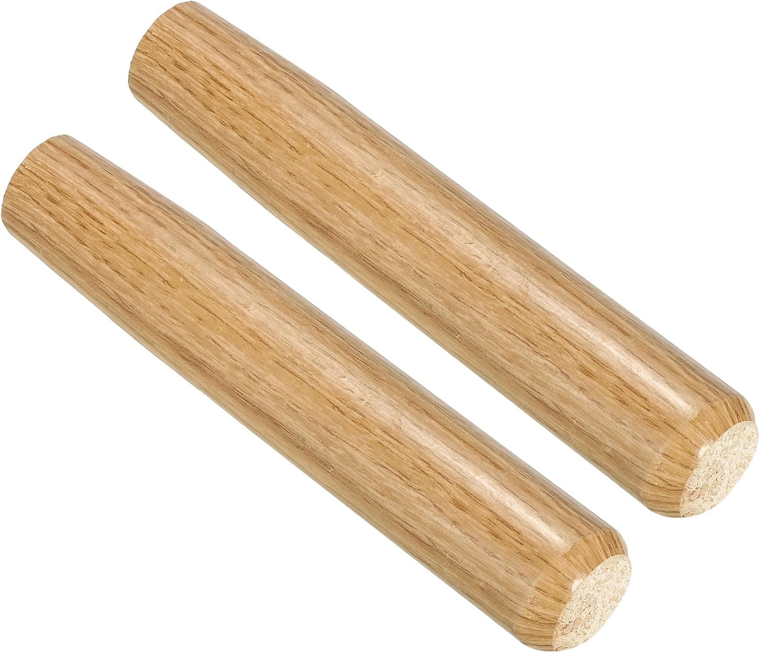 PATIKIL 7 Pouce Bois Pelle Manche, 2 Paquet Jardin Pelle Poignée Remplacement Bois Dur Poignées pour Rond Œil Hoe Pelle Truelle