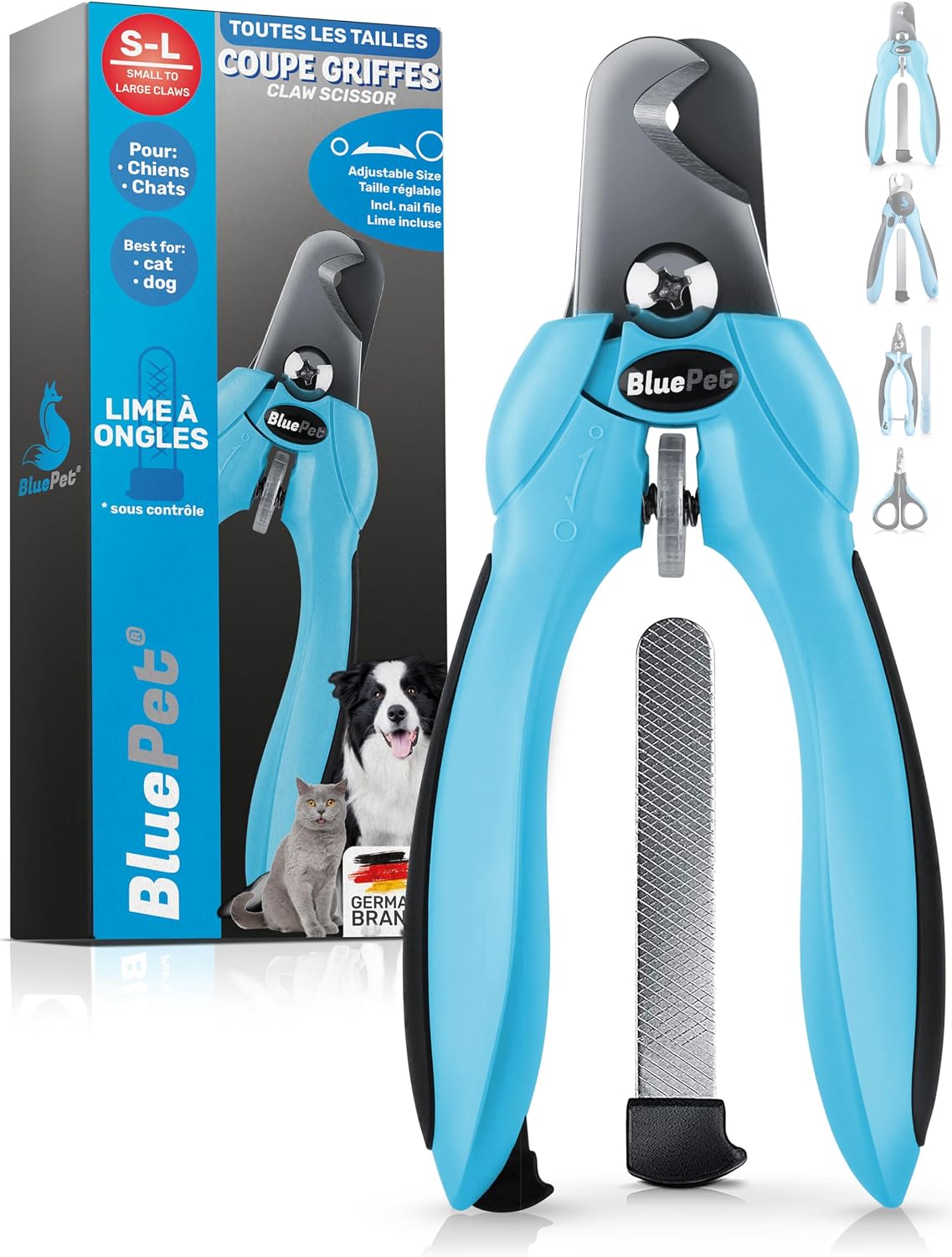 BluePet Coupe-Griffes Mini Chat, Chien & Lapin, Coupe-Ongles Petits Animaux