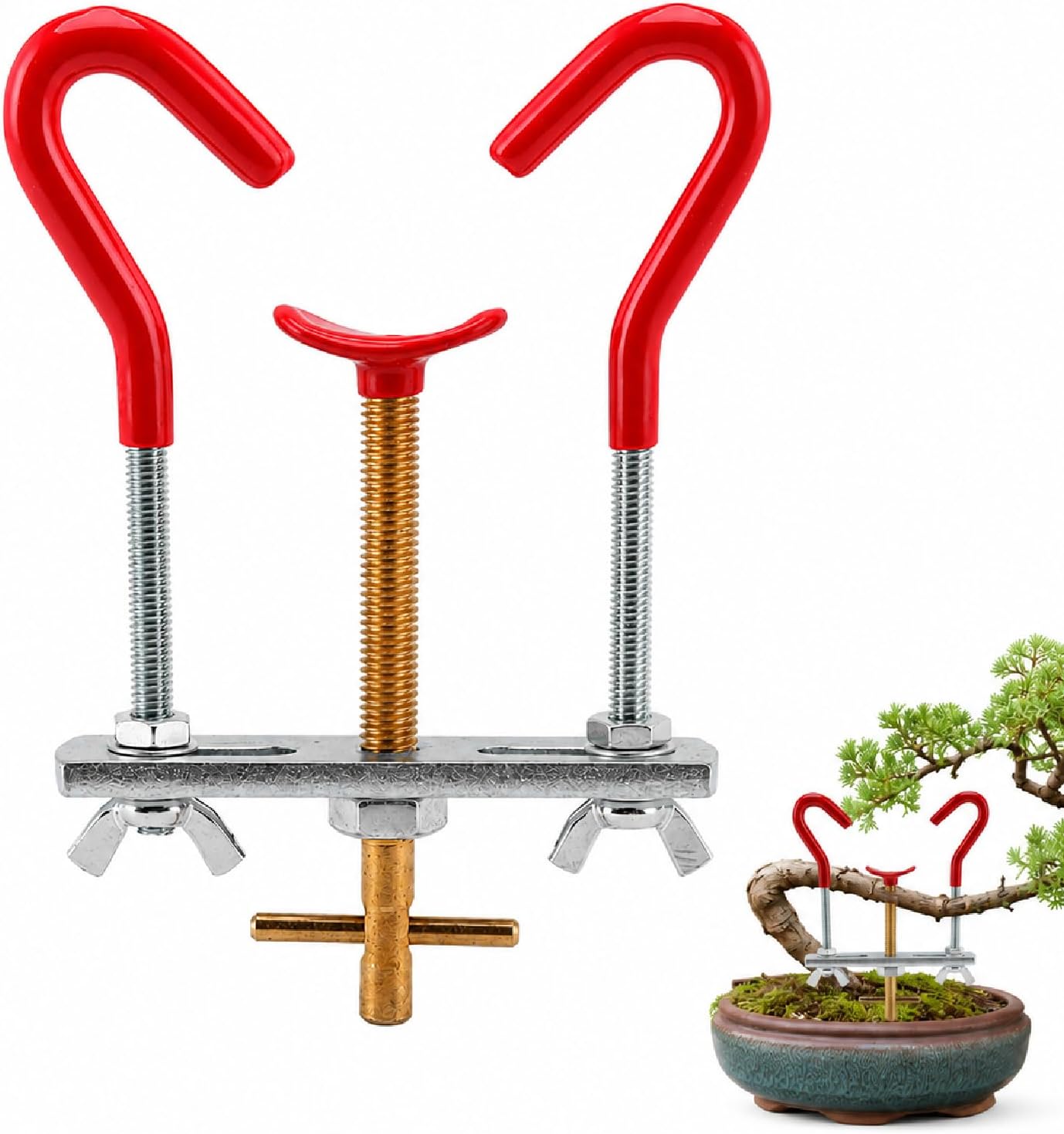 HERCHR Outil de cintrage de Branche, Branche Bender Outil Bonsai,écarteur de Branches d'arbre, cintreuse de Plantes de bonsaï, Ensemble d'outils de bonsaï, Outils de cintrage de Plantes