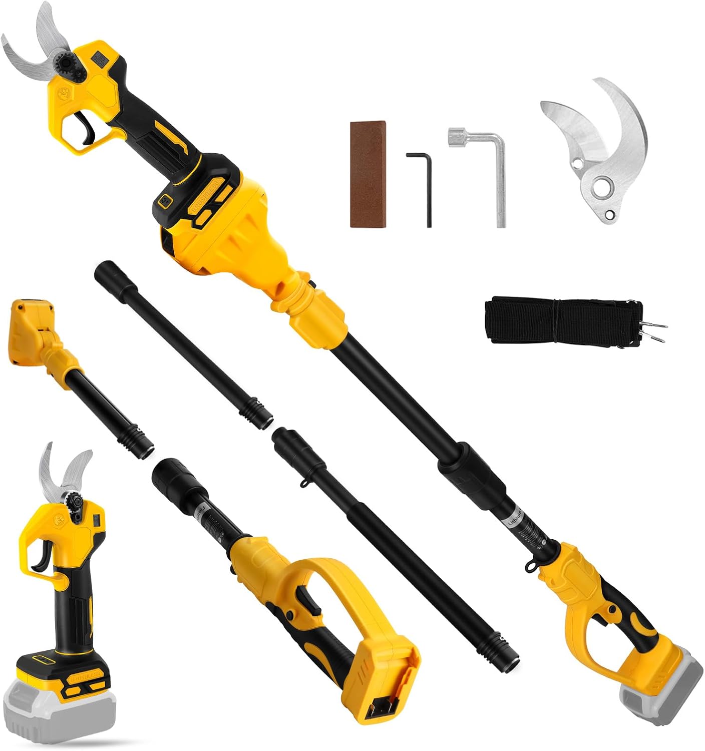 Sécateur électrique sans fil pour Dewalt 20V (sans batterie) (avec 2m tige)