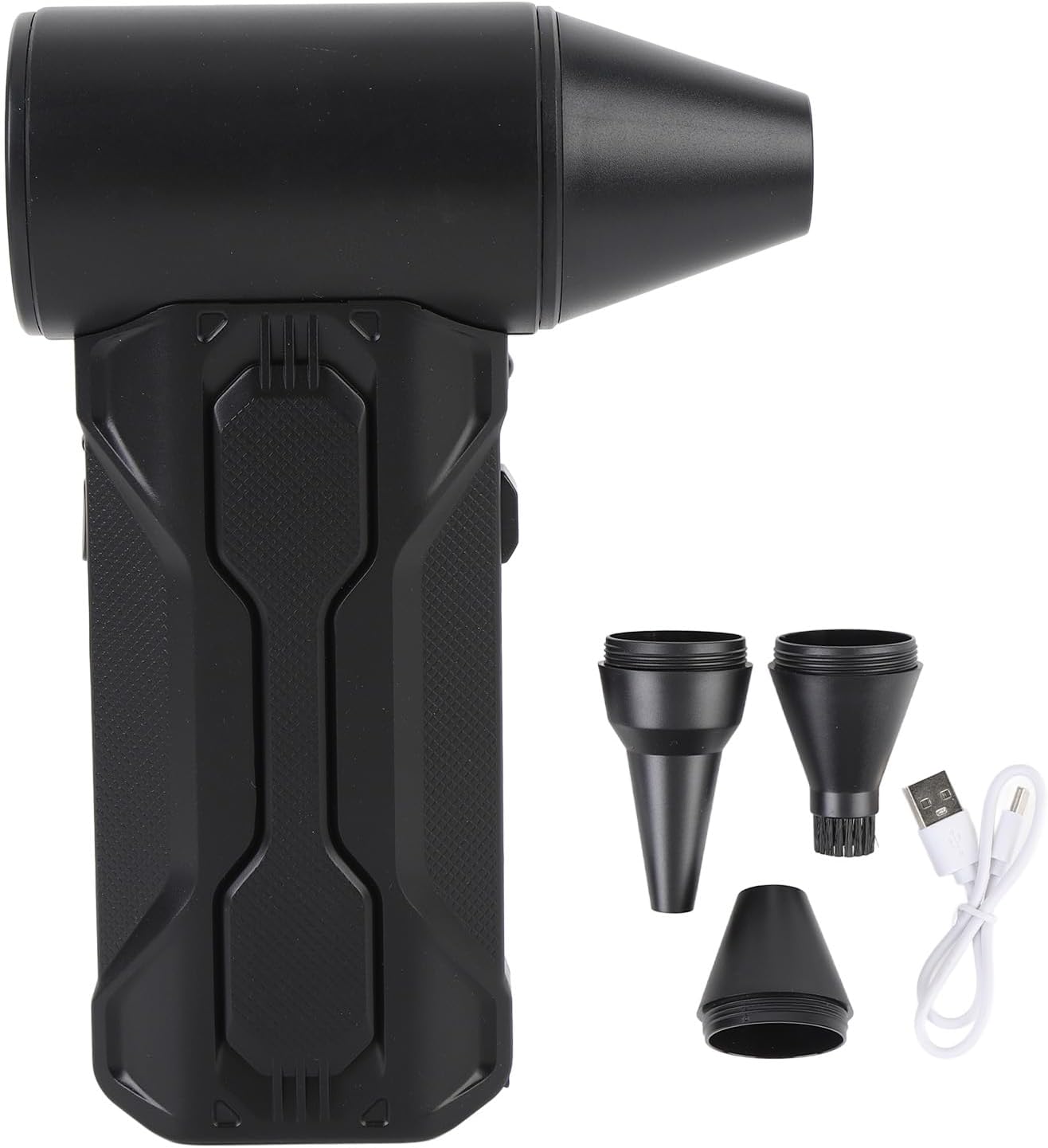 Plumeau d'air électrique à 3 vitesses, vitesse du vent 160000 tr/min, lumière LED, souffleur de poussière sans fil, nettoyeur de clavier, PC, ordinateur, nettoyage de voiture
