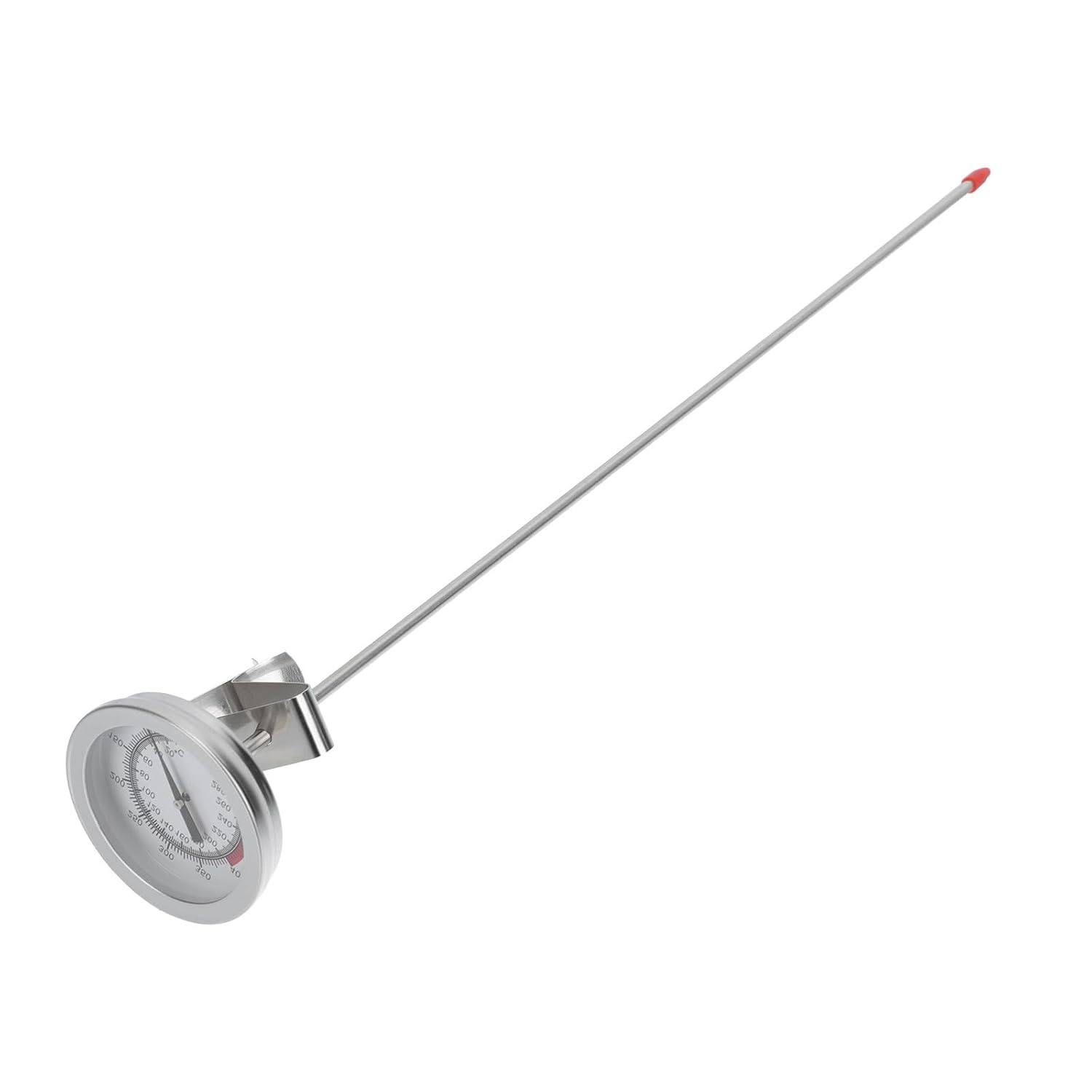TOYANDONA Thermomètre Numérique pour Friteuse et Grill Sonde Longue en Acier Inoxydable, Mesure Précise Température des Aliments, Usage la Cuisine Domestique et Barbecue
