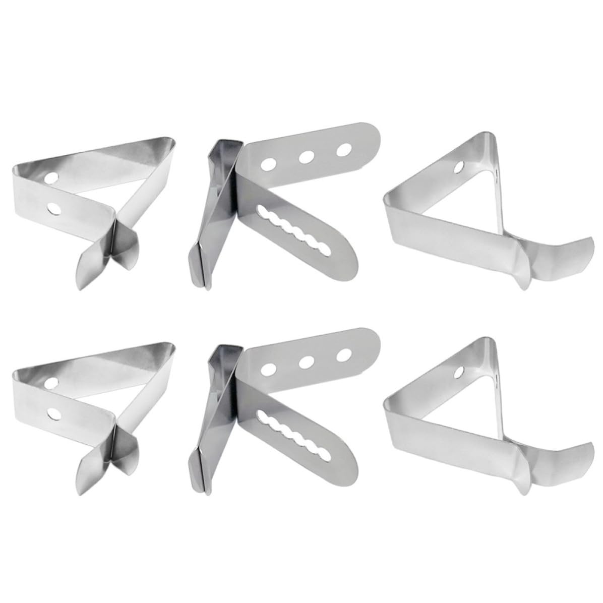 OSALADI Pinces Thermomètre Acier Inoxydable 304 Lot de 6 Clips pour Sonde de Tasse à Café Usage Barista et Cuisine
