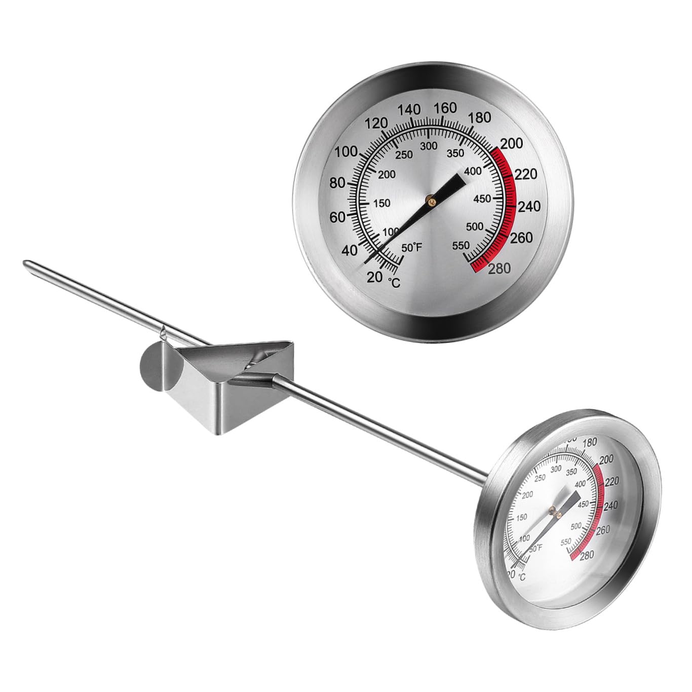 Thermomètre Cuisine à Sonde 23cm en Acier Inoxydable