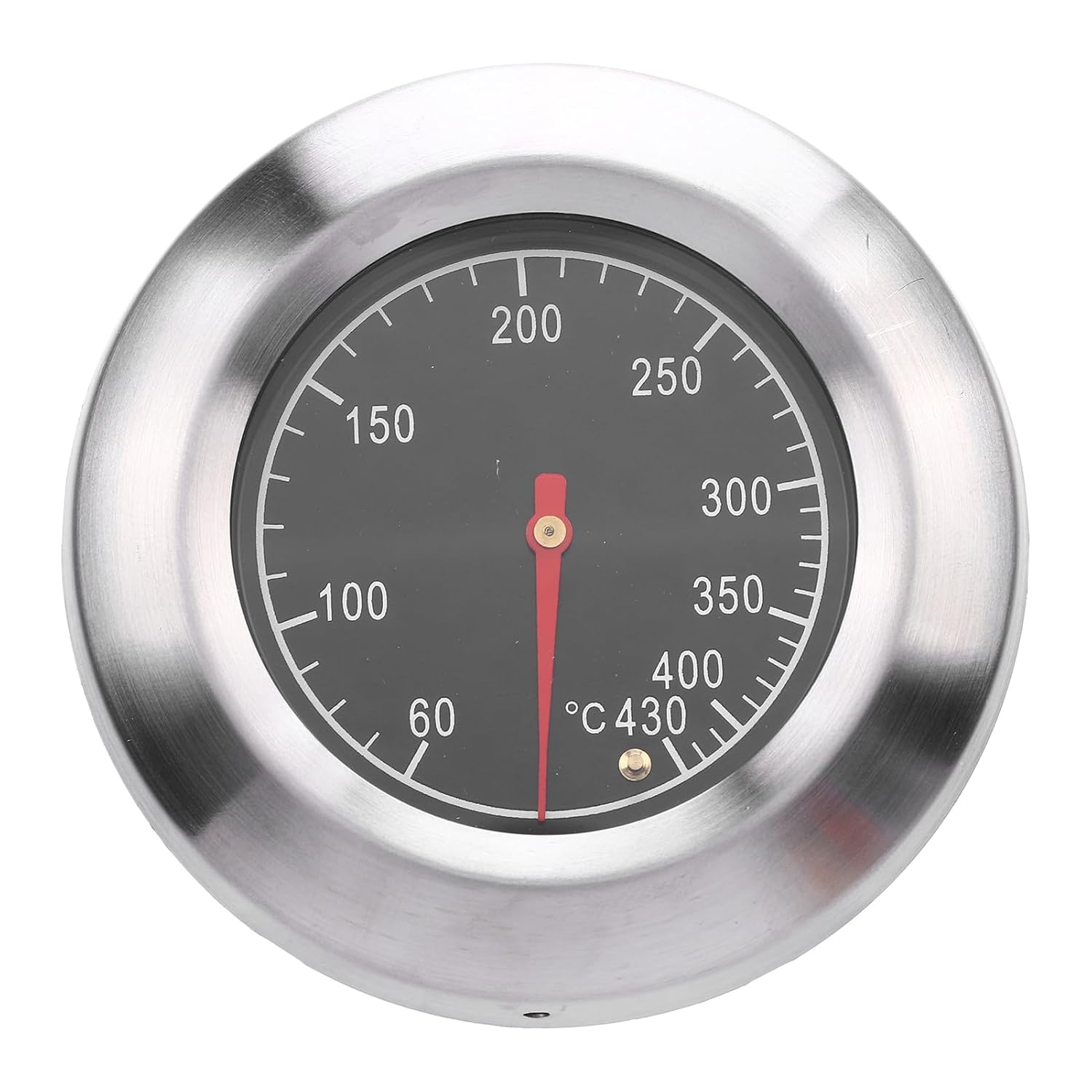 Haofy Thermomètre à Viande, Thermomètre de Cuisson pour Four en Acier Inoxydable avec Grand Cadran de 76 Mm, Plage de 140 à 806 °F, pour les Cuisiniers à Domicile, Cuisine, Rôtissage, Barbecue
