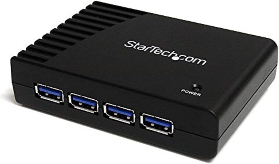 StarTech Hub USB 3.0 7 Ports 5Gbps, Adaptateur Alimentation (ST7300USB3B)