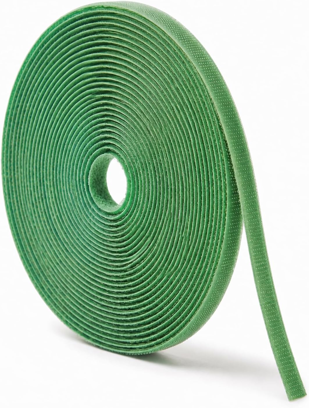 Bande Auto‑agrippante Verte pour Plantes 10 m x 10 mm, Lien réutilisable pour Jardin et Fixation des câbles, Aussi pour Attacher Plantes, Fleurs et tomates.