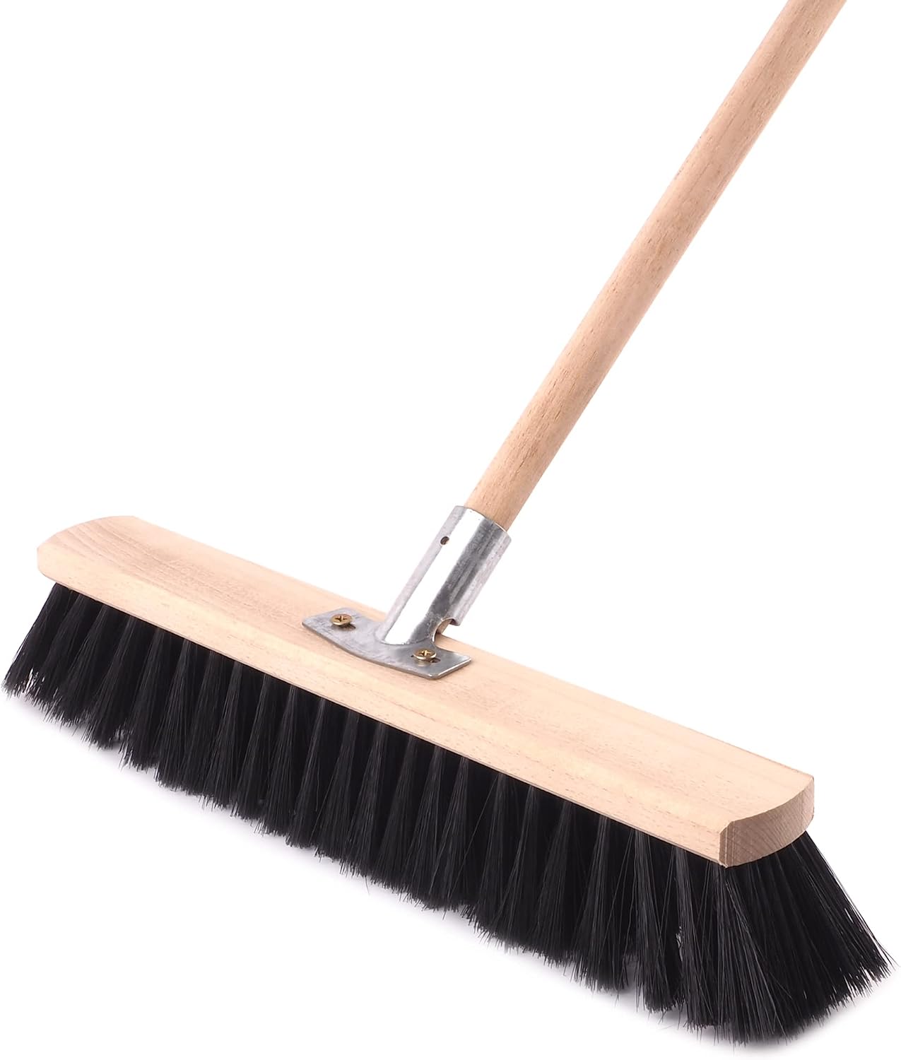 Balai robuste pour la maison - 1000 mm - Avec manche de 150 cm - Balai industriel - Balai de jardin - Balai pour routes et trottoirs - Balai extérieur