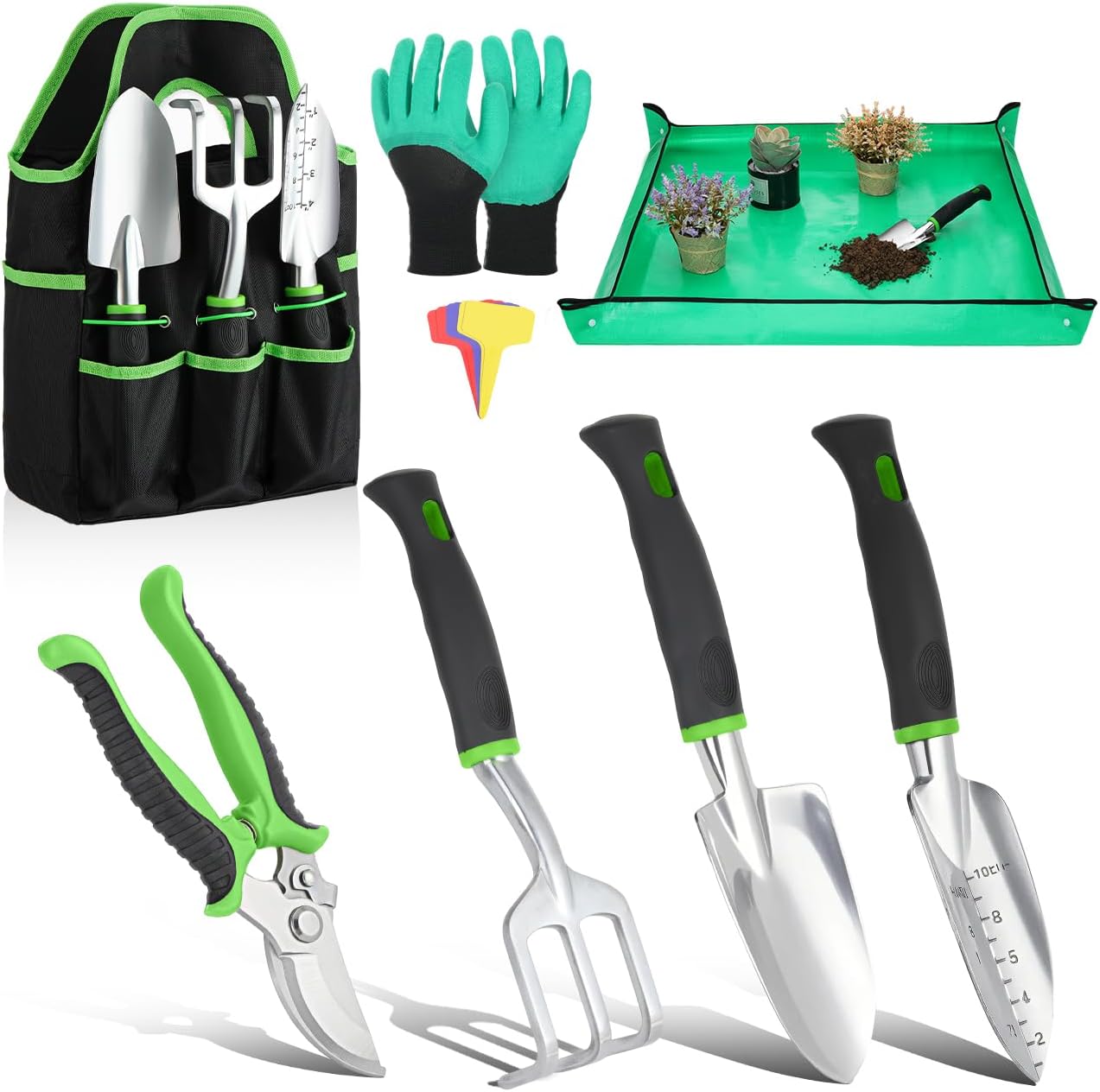 Housolution Ensemble d'Outils de Jardinage, 10 PCS