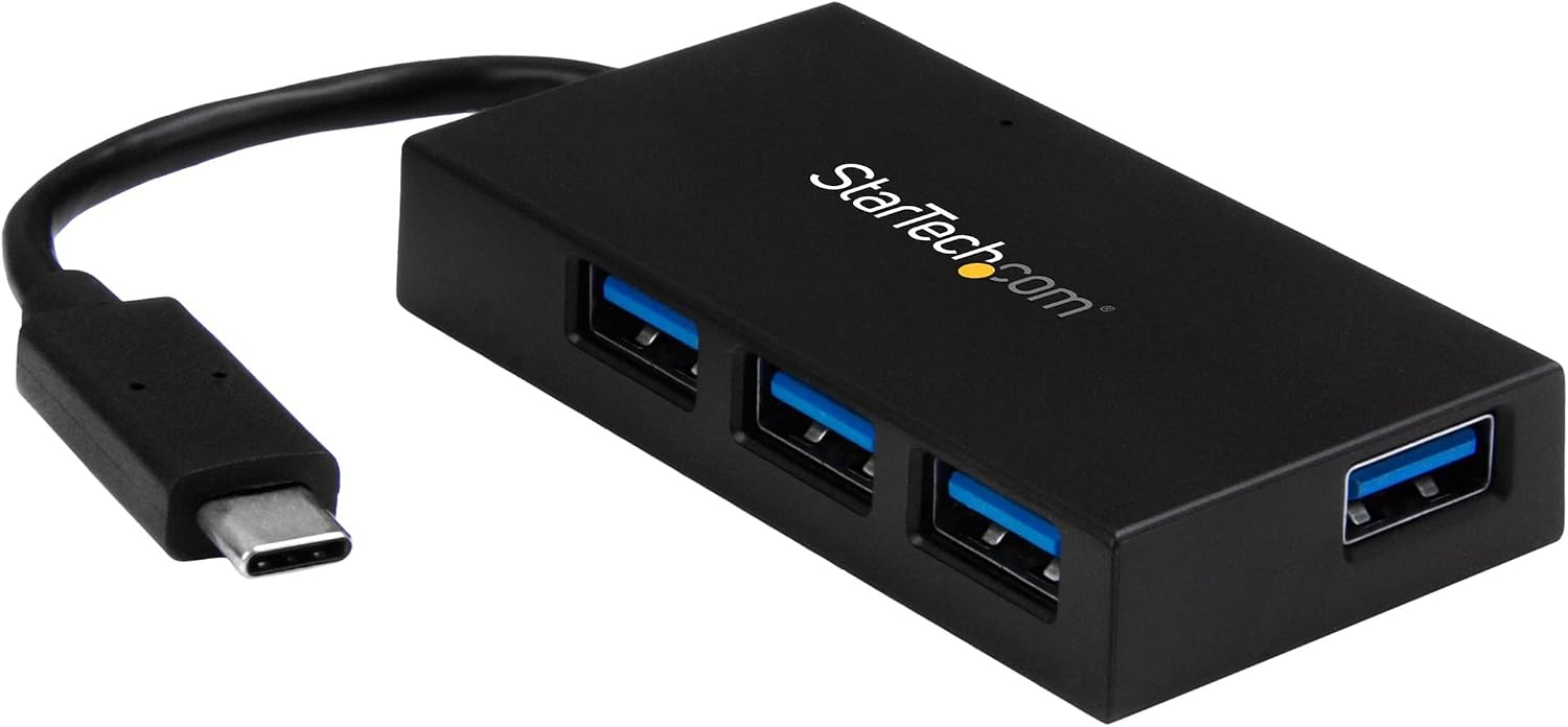 StarTech Hub USB-C 4 Ports avec 4x USB-A, 5Gbps (HB30C4AFS)