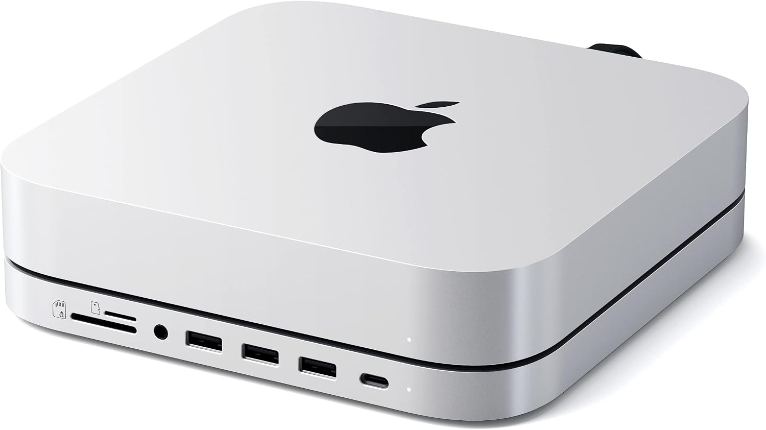 SATECHI Hub & Support pour Mac Studio & Mac Mini M5, Boîtier SSD NVMe/SATA