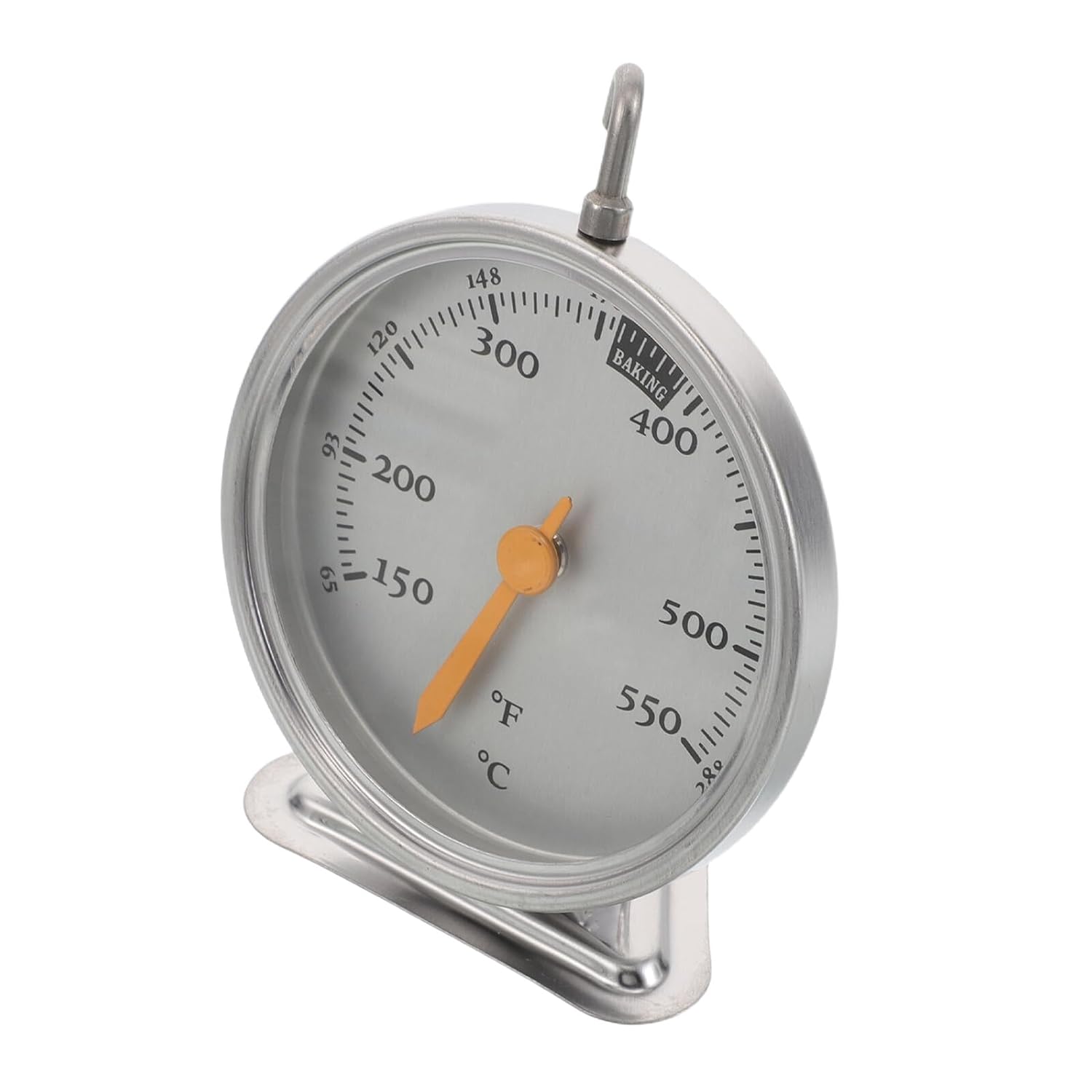 Thermomètre à Cadran Mécanique 50-550°f en Acier Inoxydable pour Four