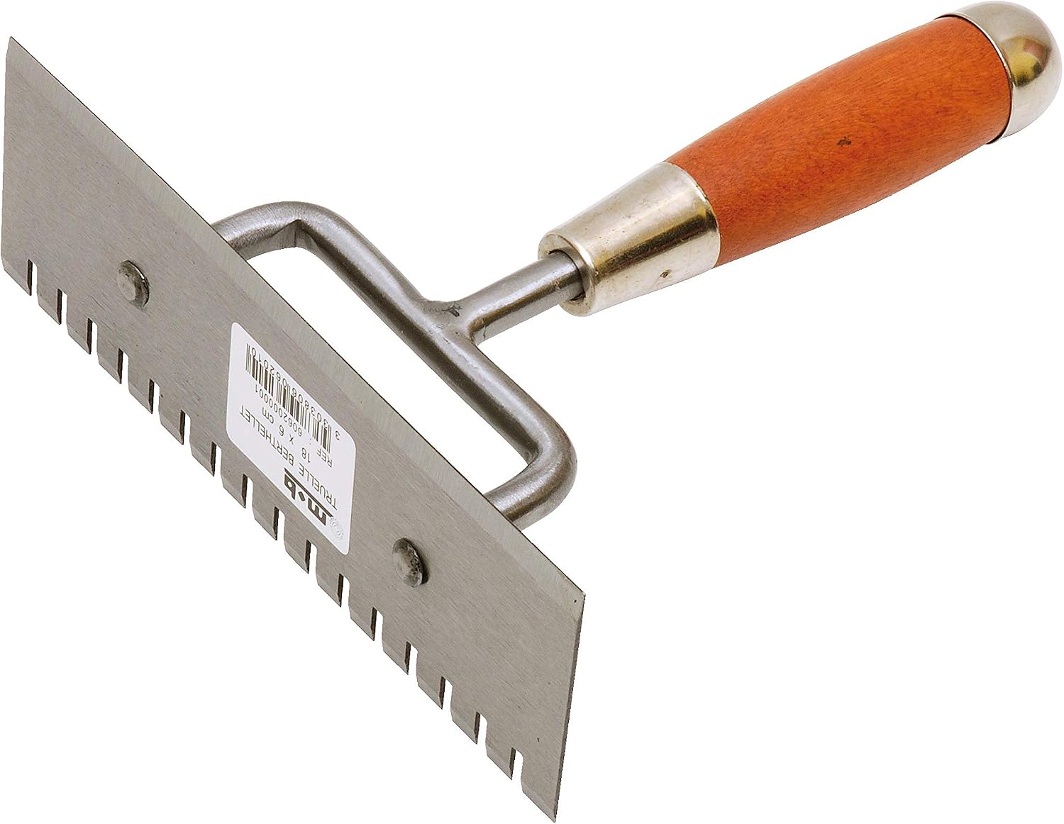 MOB Outillage 6062000001 Truelle berthelet 1 côté denté 18 cm