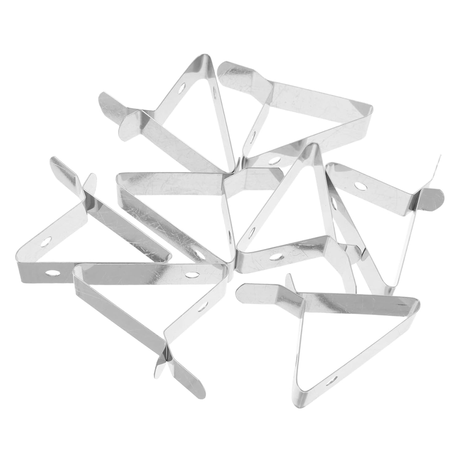 Toyvian 8pièces Pince de Fixation pour Thermomètre à Viande Support de Sonde Acier Inoxydable Pince pour Thermomètre de Barbecue pour Cuisine Cuisson Diamètre du Trou