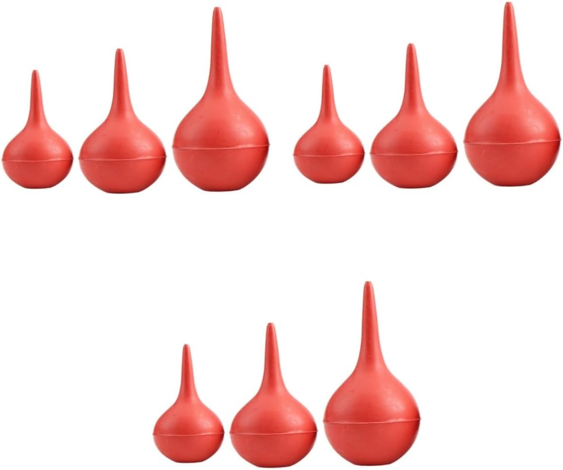 9pièces De Nettoyage Caoutchouc Squeeze Mini Souffleur De Poussière pour Électroniques Nettoyage des Oreilles Et Bureaux