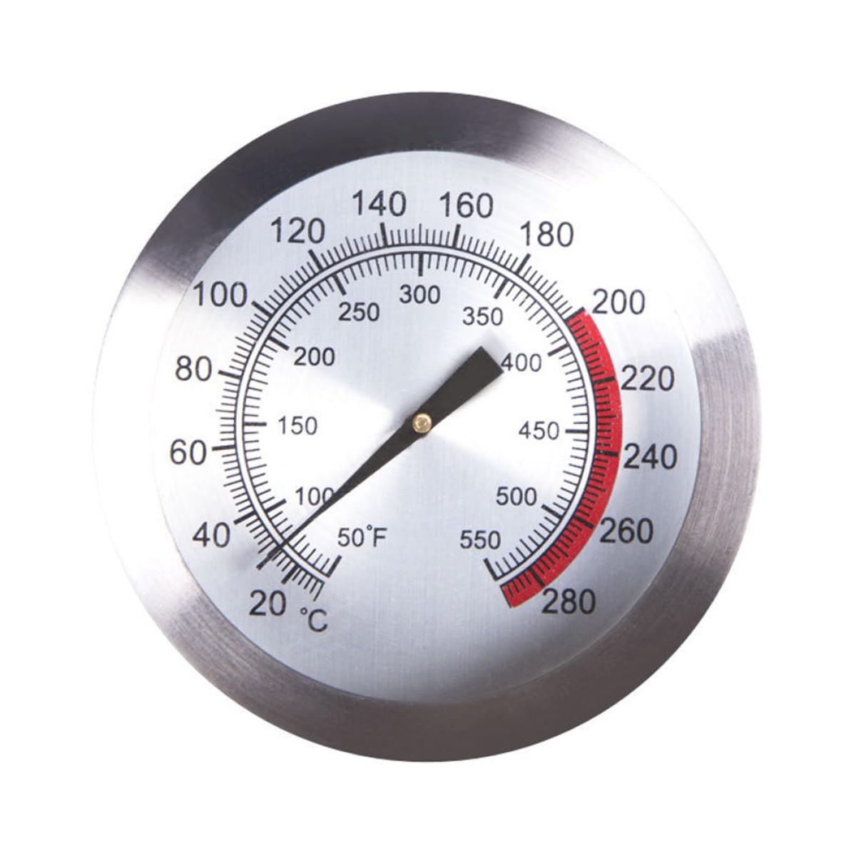 Thermomètre Cuisine Sonde Précise 23cm, en Acier Inoxydable