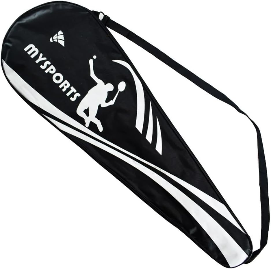 miaomiao Sac de Badminton Imperméable avec Bandoulière pour 2 Raquettes