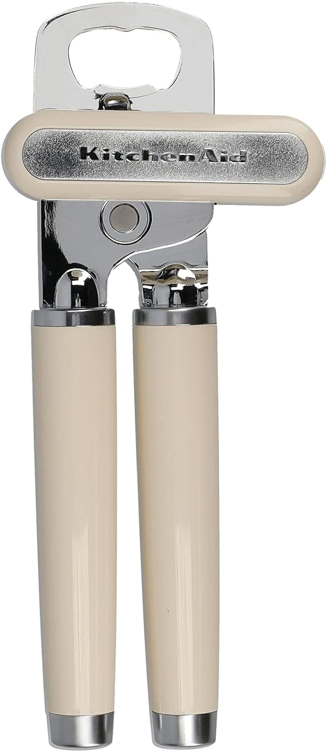 KitchenAid - Ouvre-boîte / Décapsuleur en Acier Inoxydable, Couleur Crème