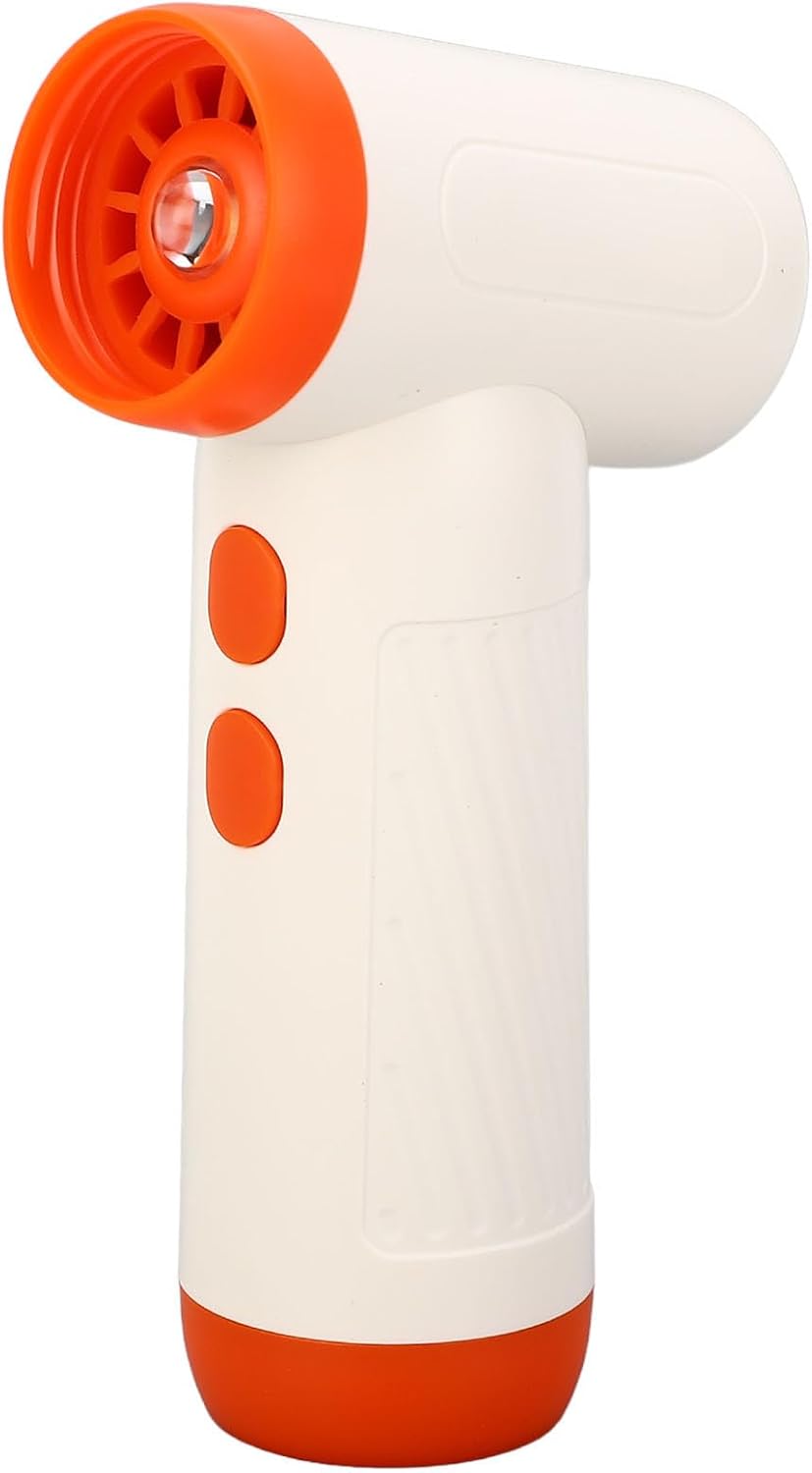Luocute Plumeau à Air comprimé, Souffleur D'air Portable Haute Vitesse 130 000 Tr/min avec 4 Vitesses Réglables et Lampe de Poche, pour le Nettoyage du Clavier D'ordinateur, de la