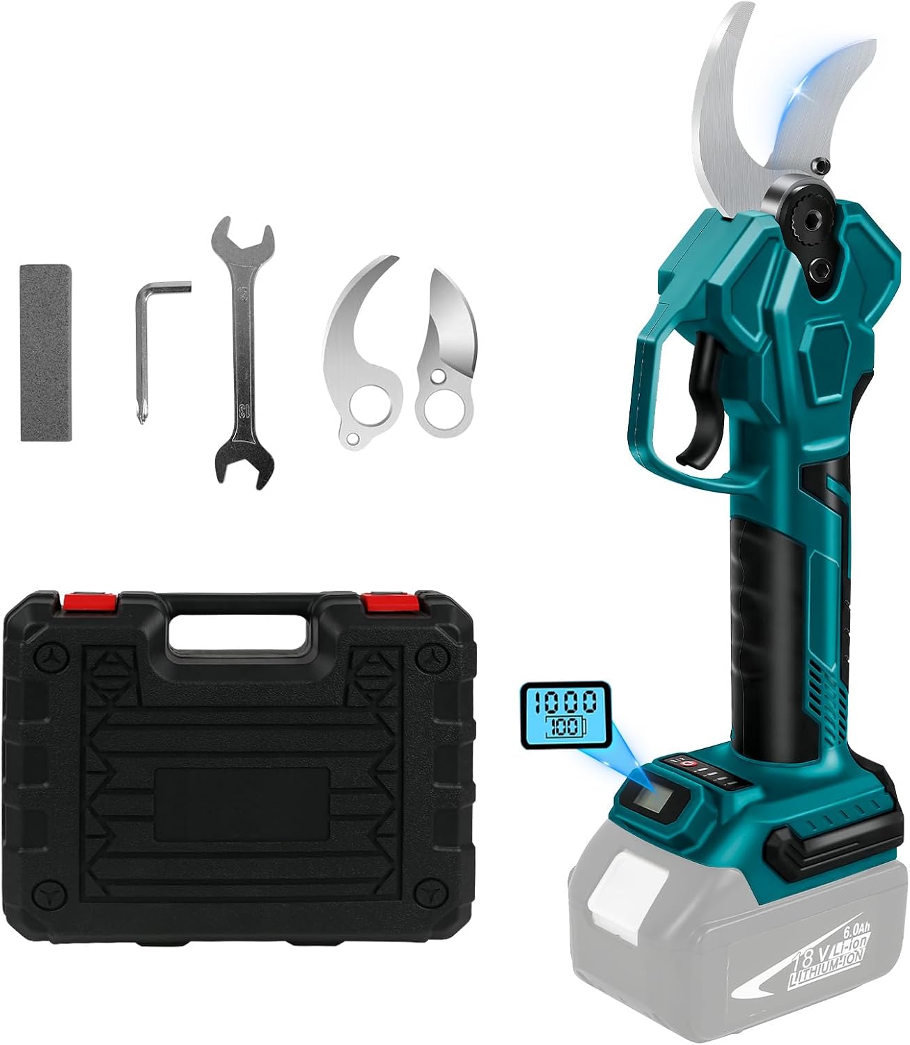 Sécateur Électrique Sans fil Compatible avec Makita 18 V (Sans batterie)