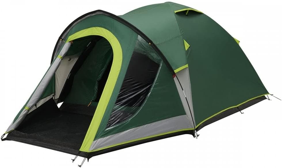Coleman Kobuk Valley Tente dôme | Tente iggloo légère pour 2 à 4 personnes avec grande cabine de couchage sombre | Technologie Blackout Bedroom | Tente de camping pour 2 à 4 personnes avec auvent |