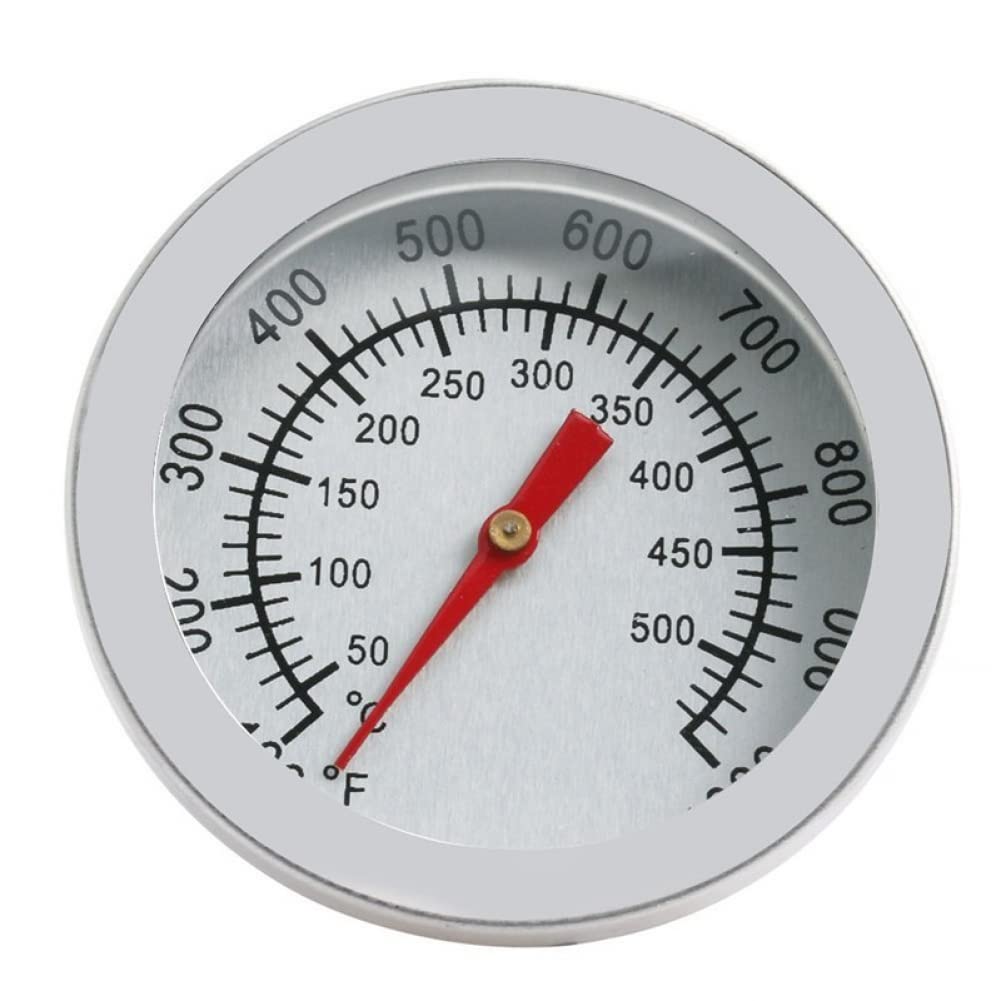 SPORTARC Lot de 2 thermomètres de four de cuisine en acier inoxydable avec cadran - Portable - Température de cuisson des aliments - Thermomètre bimétal