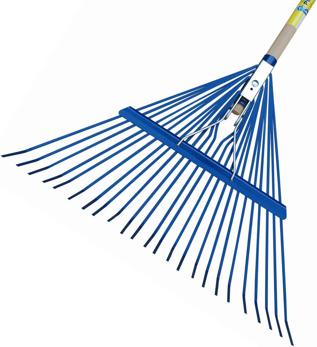 Outils Perrin Balai à Gazon Large à Ressort sans Manche, 60cm Largeur