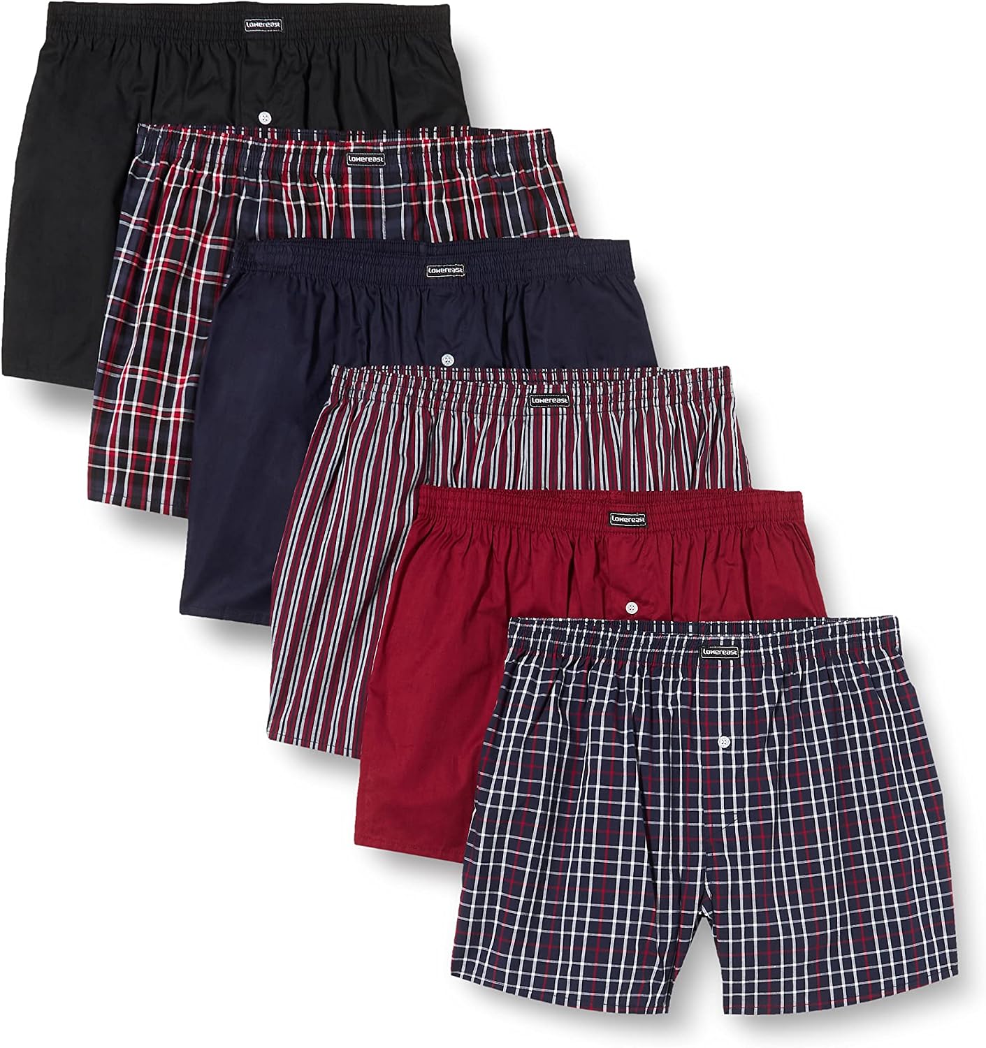 Lower East Boxershorts American 6er Pack | 10er Pack, Homme