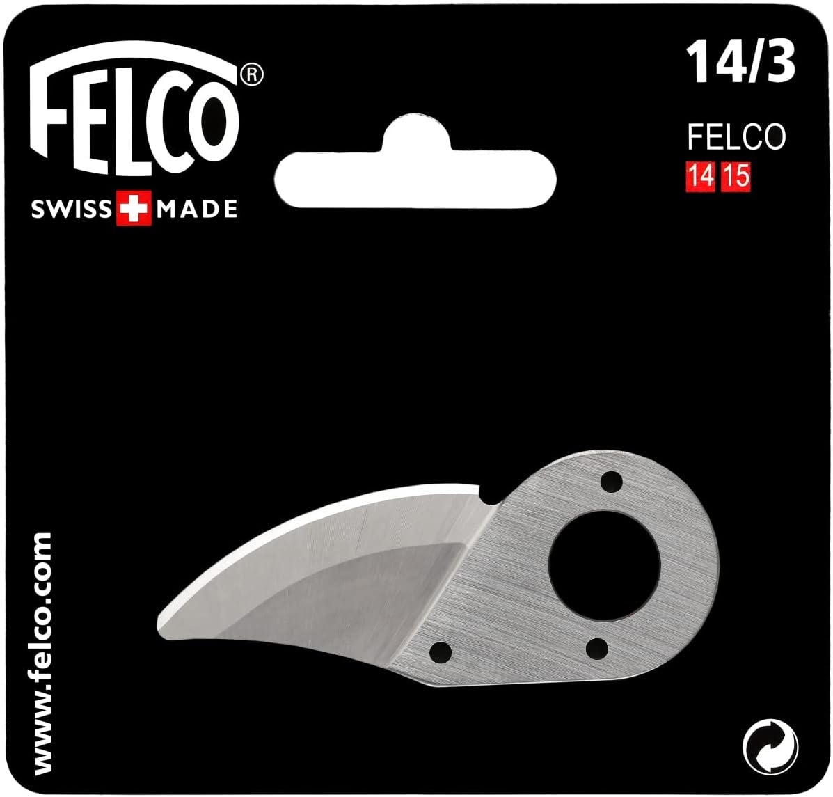 FELCO 14/3 Lame de rechange pour sécateurs (adaptée pour FELCO 14, pièce de rechange pour outil de jardin, lame de rechange)