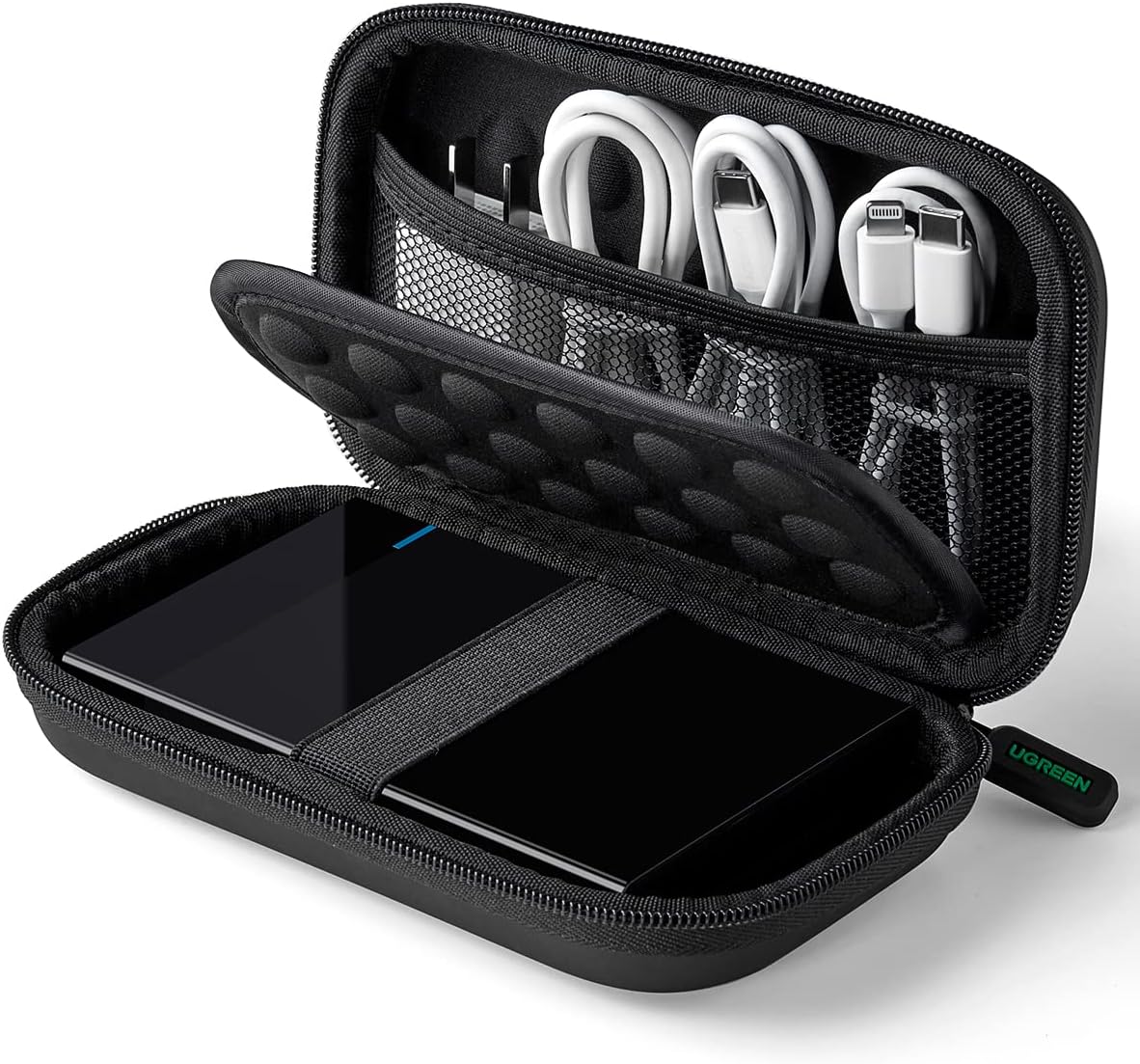 UGREEN Étui Disque Dur 2,5 Pouces Housse Protection Antichoc Sac Rangement