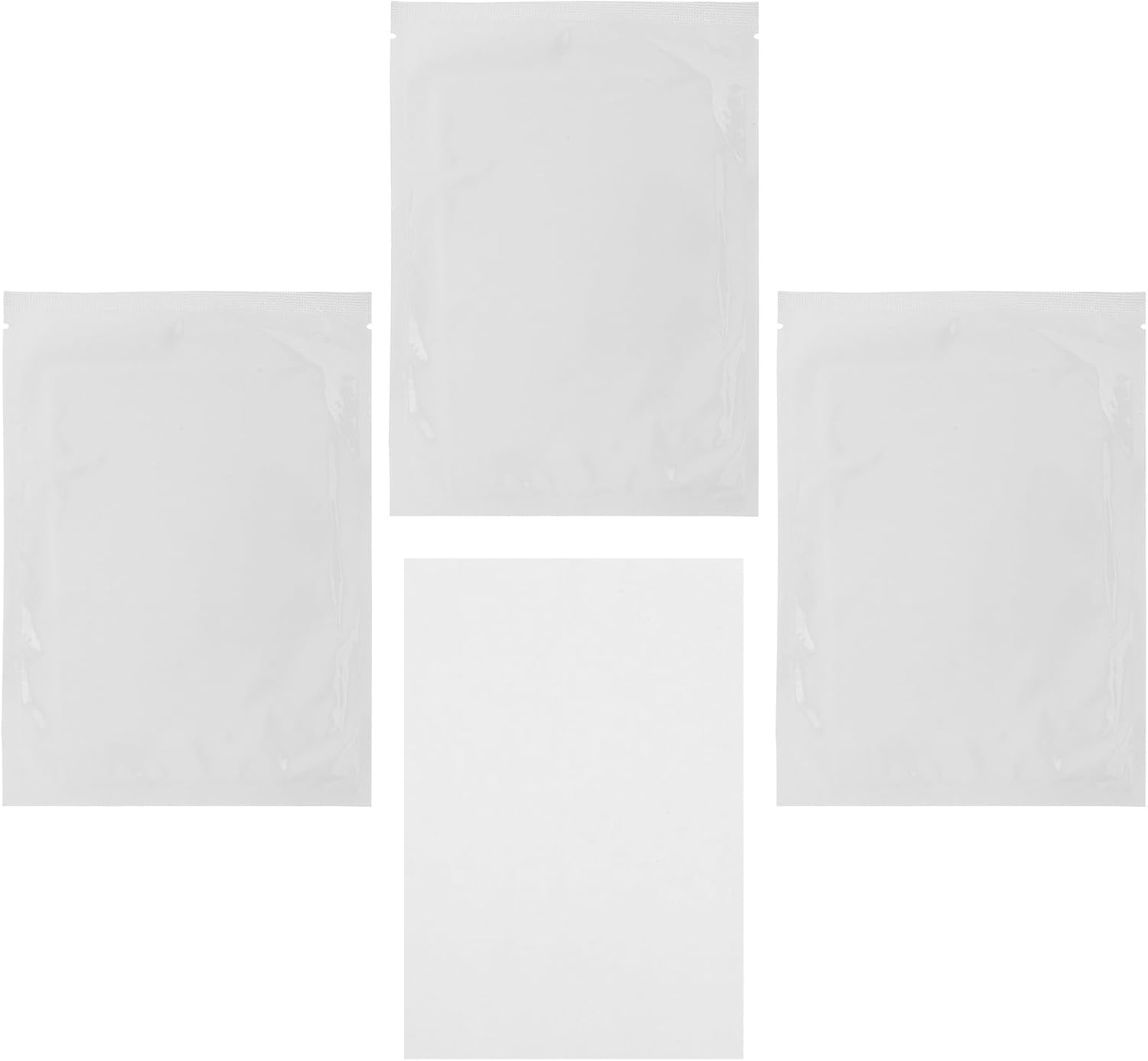 Cartes de Nettoyage pour Lecteurs de Cartes IC et Scanners de Chèques, Lot de 4, Matériau Polyester de Pulpe de Bois, Compactes et Faciles à Transporter, pour Bureaux Financiers
