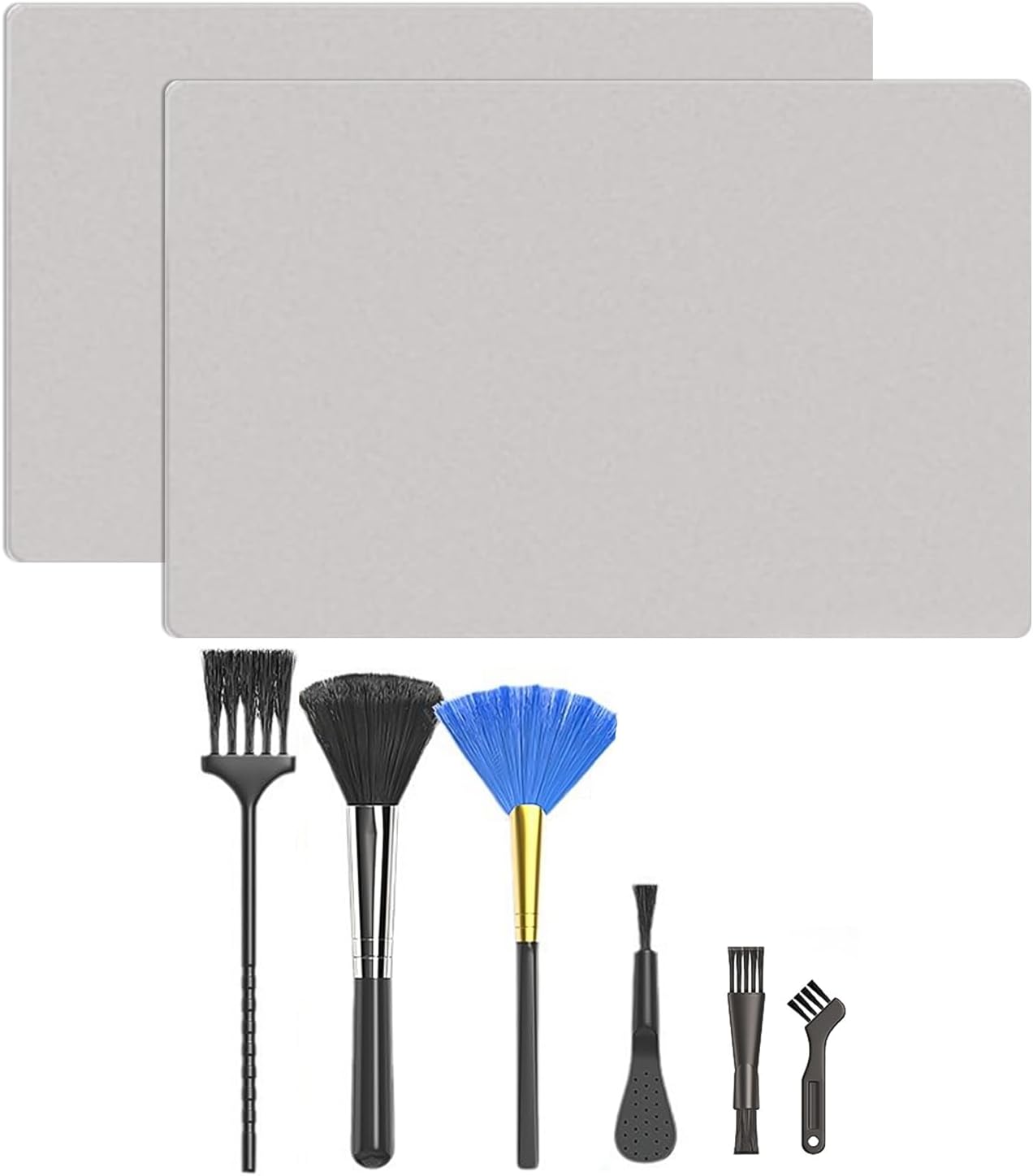 2 Dépoussiéreurs D'Ordinateur Et 6 Brosses De Nettoyage, Kit De Nettoyage D'Ordinateur, Protection D'Ordinateur Portable, Outils De Maintenance De Produits Électroniques.