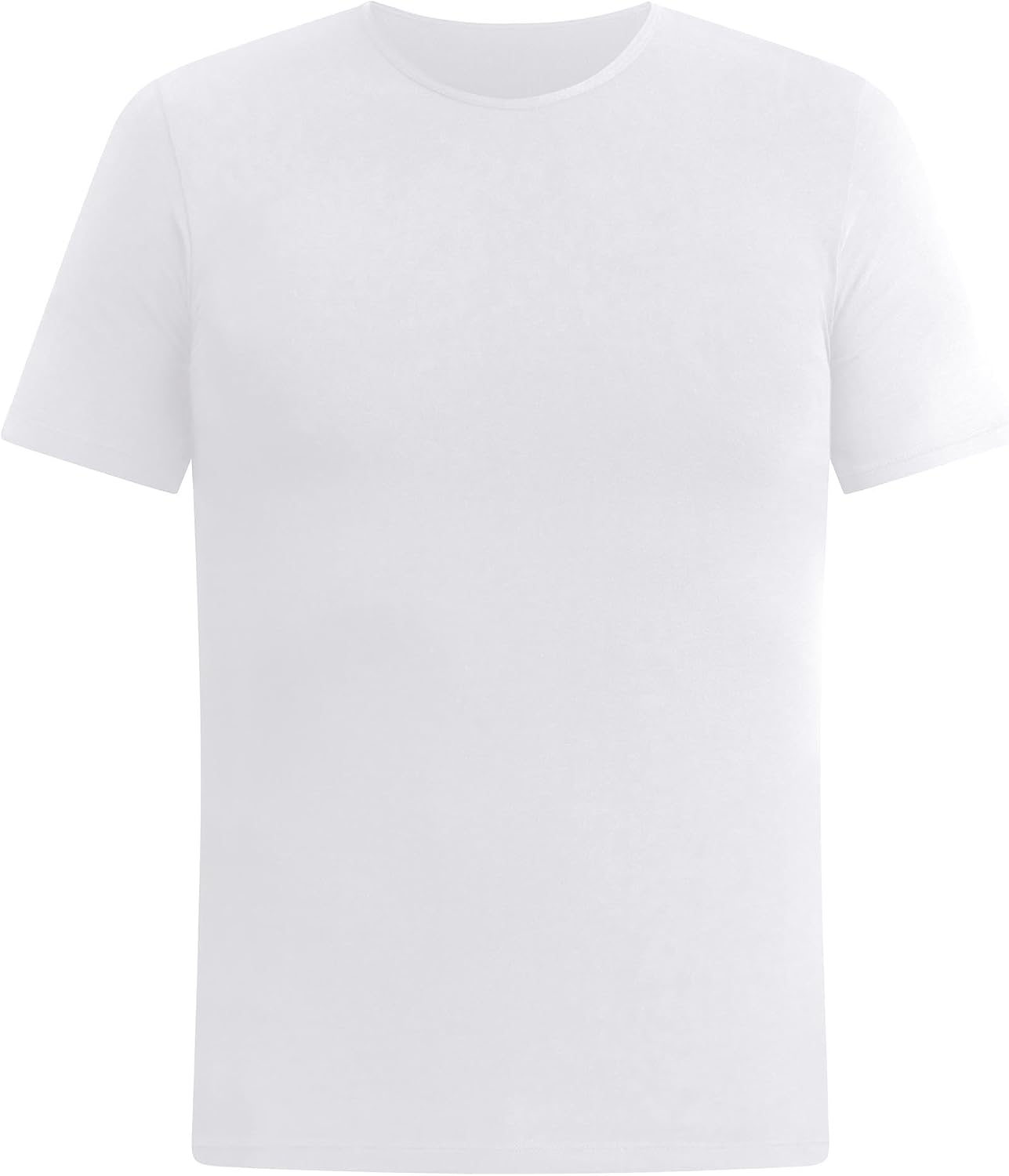 DIM Homme – T-Shirt Thermique R-Neck Manches Courtes x1 | sous-vêtement Chaud et Respirant | Coton Stretch | Seconde Peau Douce | Certifié Oeko-Tex