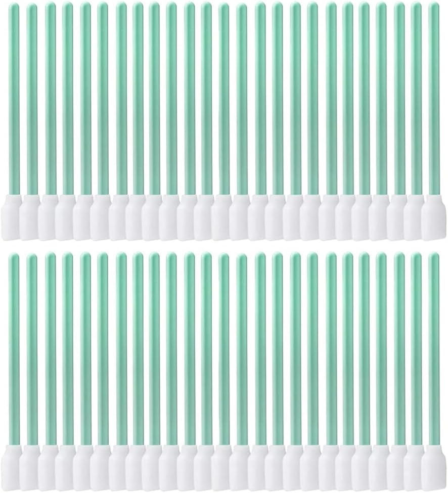 Roland Lot de 50 tampons de nettoyage carrés et rectangulaires en mousse pour imprimante et équipement optique 12,7 cm