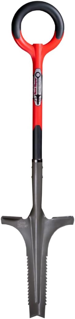 Venteo - Lame Dentée V Inversé Acier Carbone Renforcé Haute Résistance | Extraction Racines Profondes sans Effort | Outil Jardinage Sol Dur Pelouse Jardin Gazon a Semer