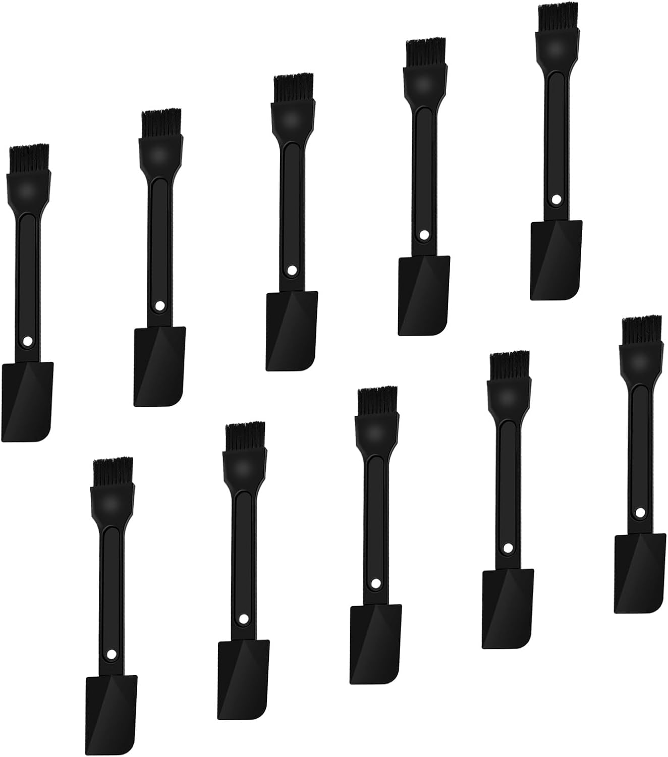 10 Pièces Brosse De Nettoyage Clavier Souple Outil À Poils Souples Flexibles pour Ordinateurs Bureau Bureau Cuisine Poignée Ergonomique Entretien Brosse Nettoyage D'ordinateur Ergonomique
