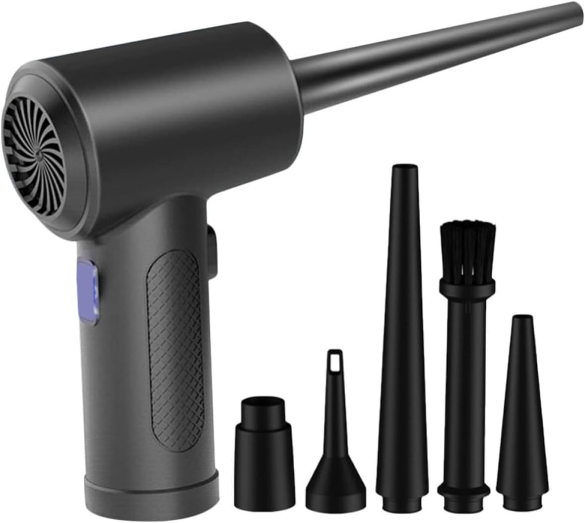 Dépoussiéreur Électrique Rechargeable sans Fil Noir pour Ordinateurs
